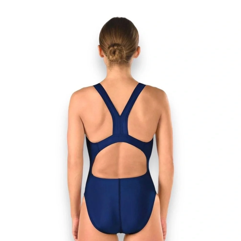 SPEEDO Solid Super Proback One Piece in Navy Size 8 🎉Host Pick 🎉 - Picture 2 of 9